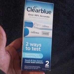 CASE OF CLEAR BLUE RAPID & DIGITAL PREGNANCY TESTS 24 PACKS 48 TESTS